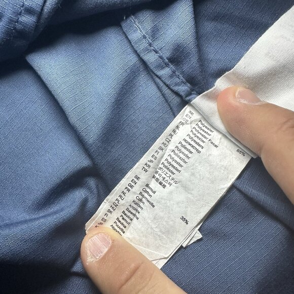 Fjallraven Stina Jacket Womens XS Blue G-1000 Hiking Lightweight Rain - Picture 9 of 15